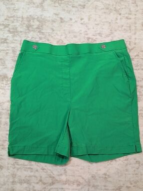 Rafaella Bright Green Tailored Shorts
